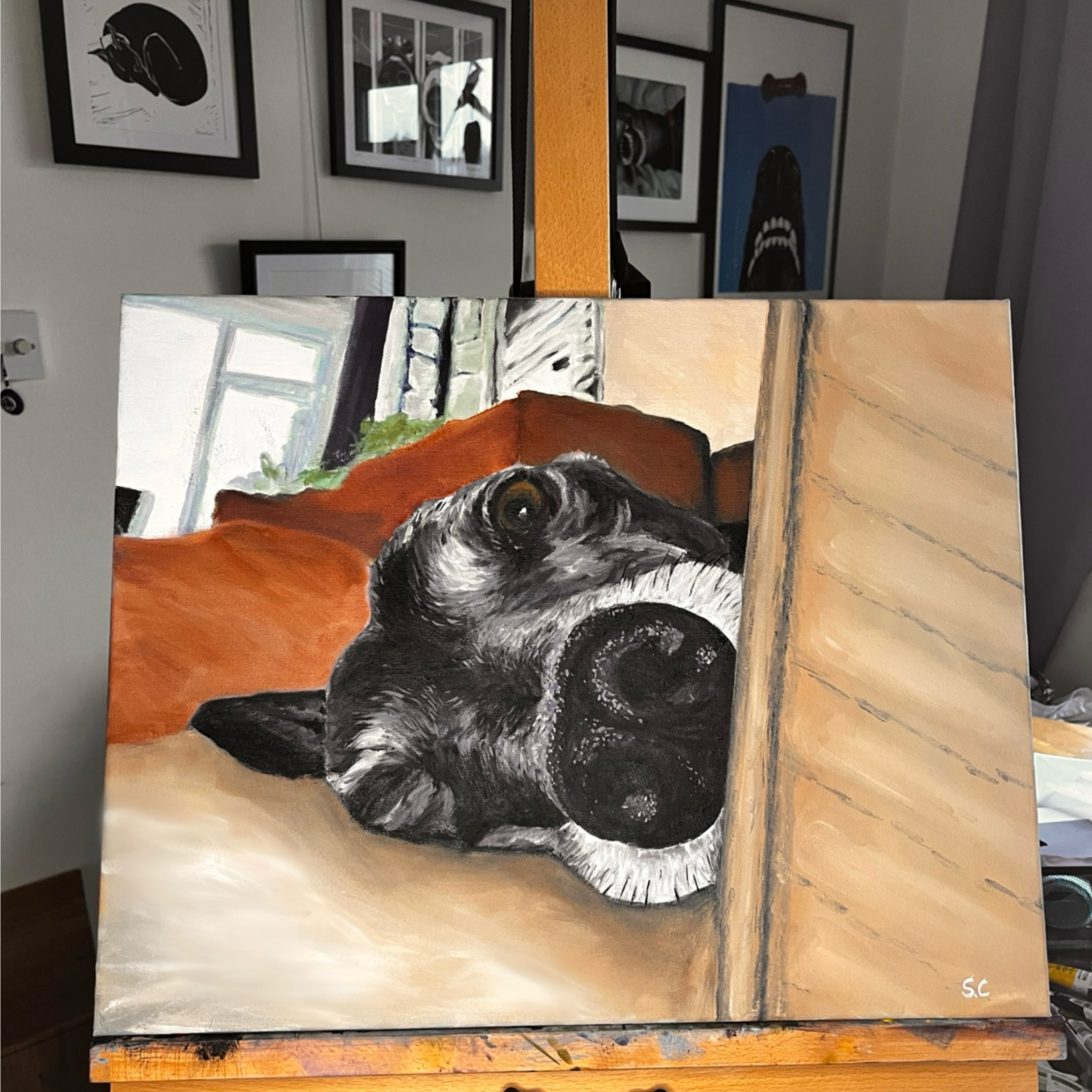 Oil painting on canvas